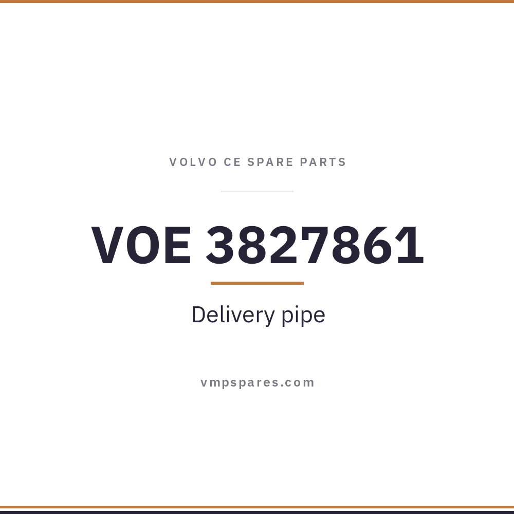 VOE 3827861 – Delivery pipe