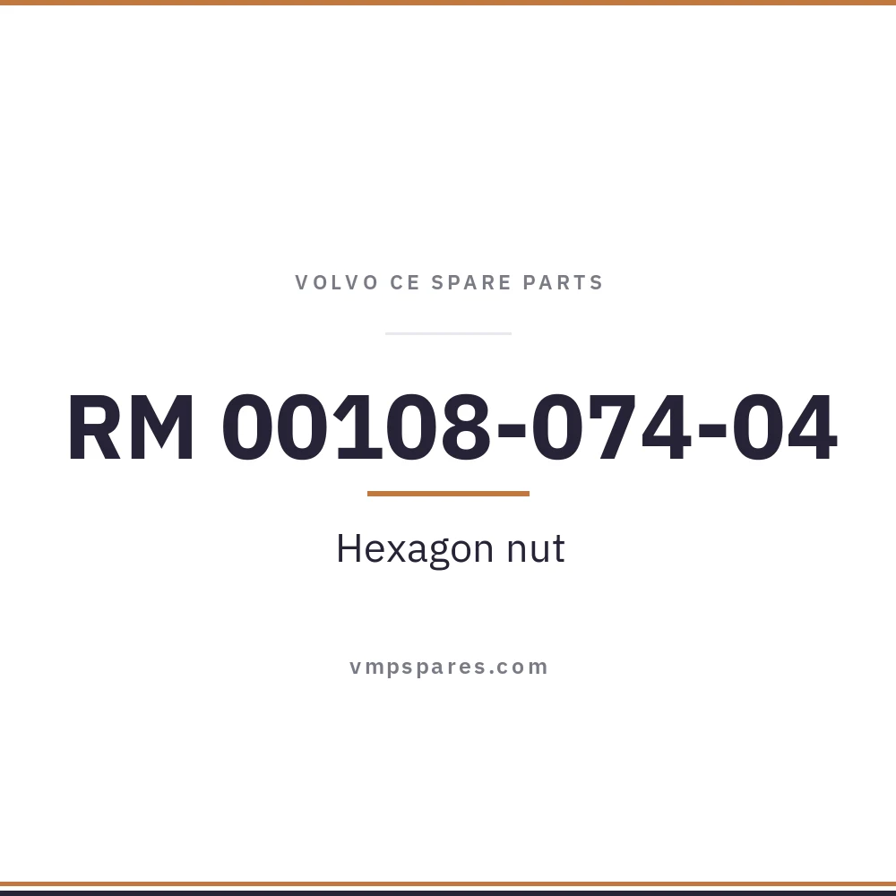 RM 00108-074-04 – Hexagon nut