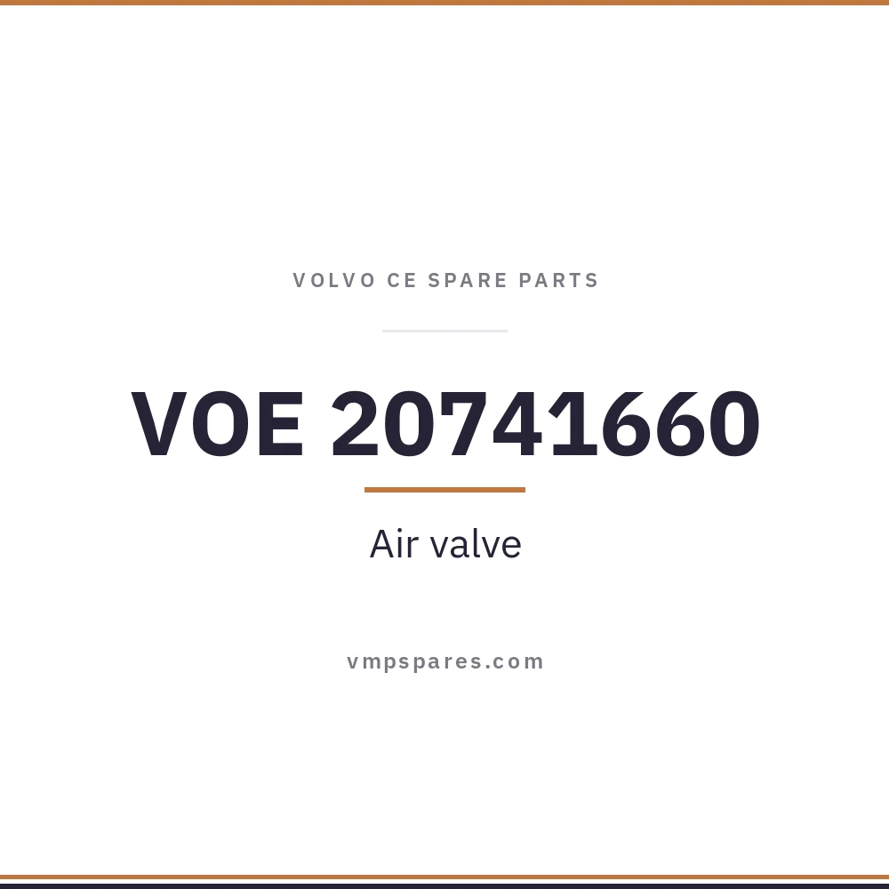 VOE 20741660 – Air valve