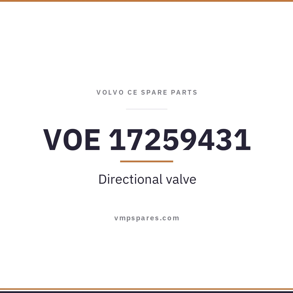 VOE 17259431 – Directional valve
