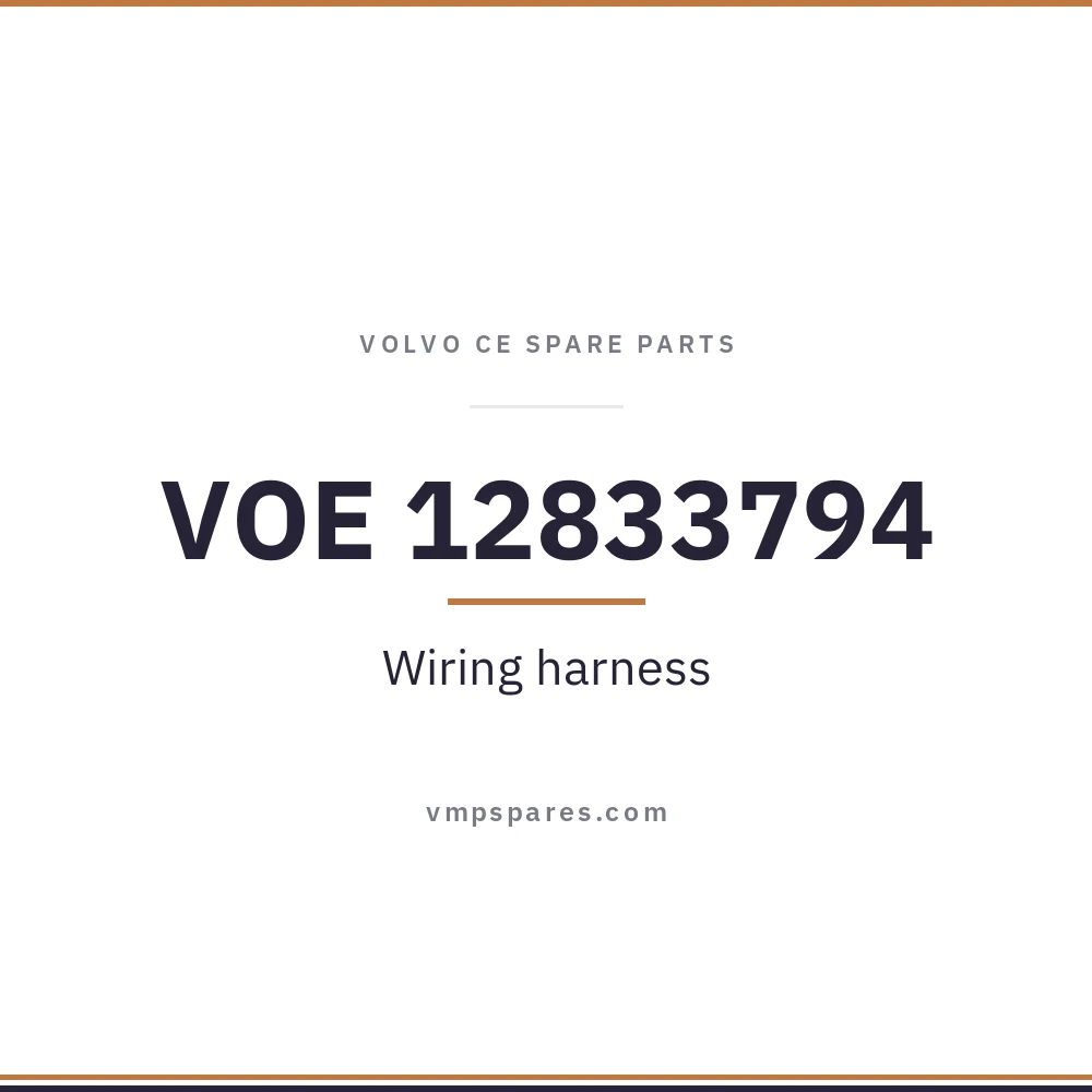 VOE 12833794 – Wiring harness