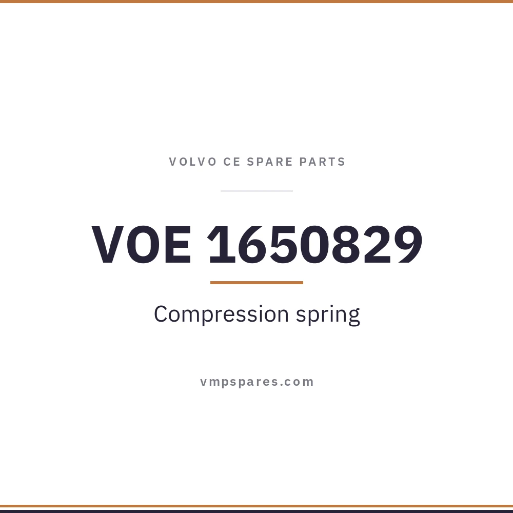 VOE 1650829 – Compression spring