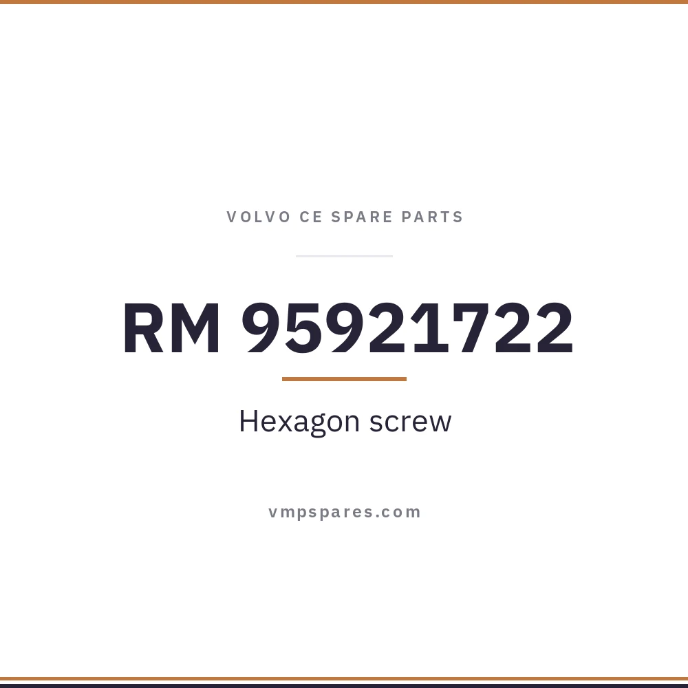 RM 95921722 – Hexagon screw