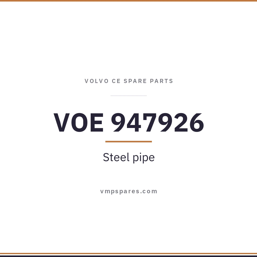 VOE 947926 – Steel pipe