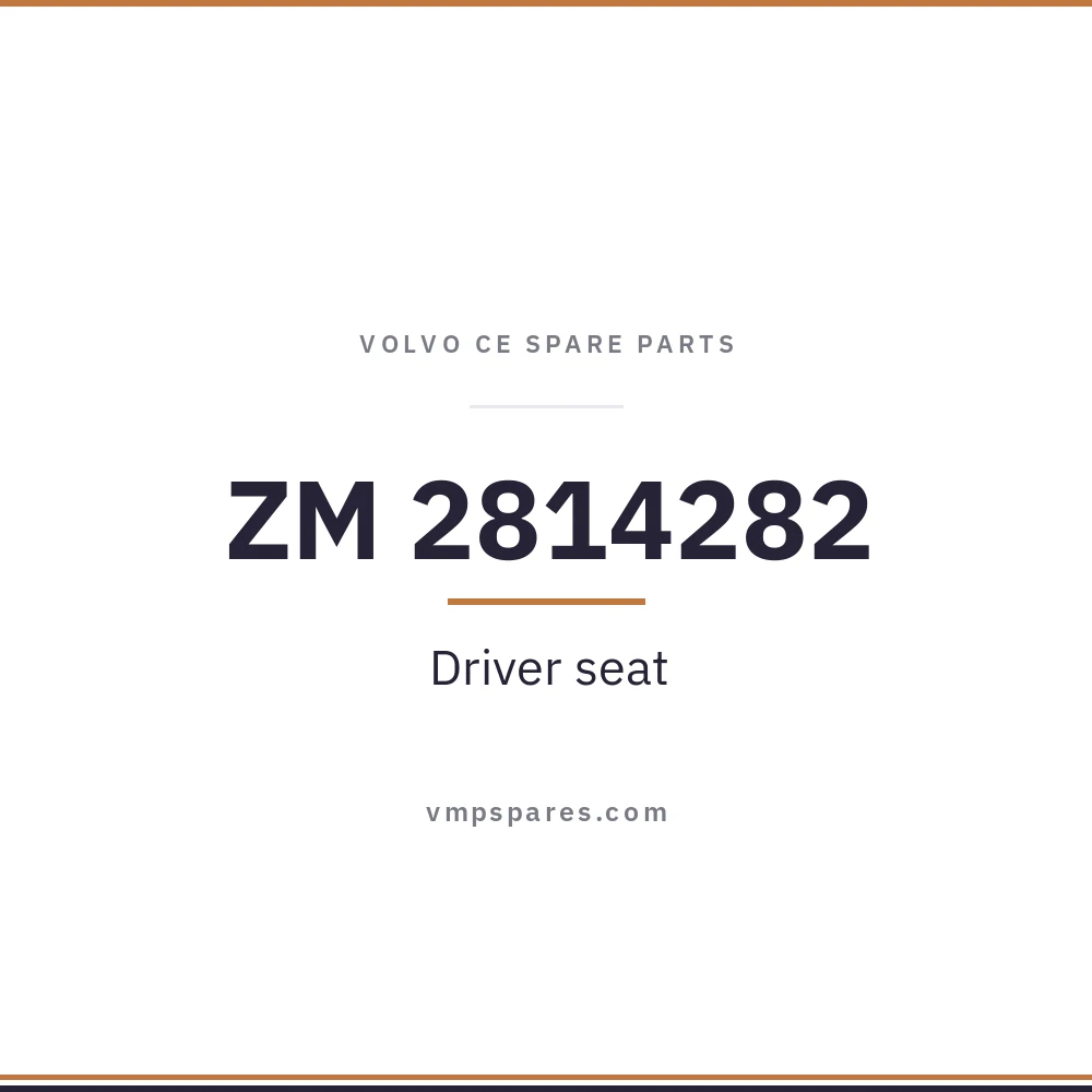 ZM 2814282 – Driver seat