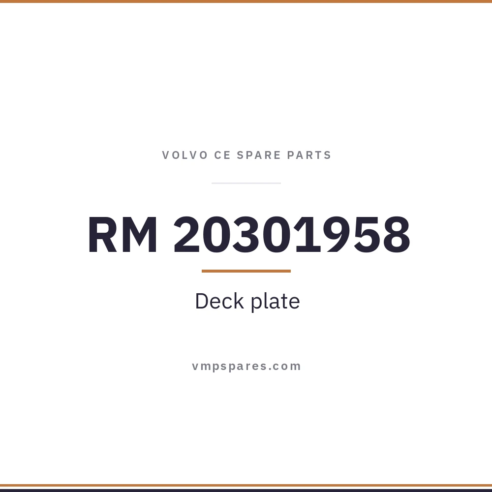 RM 20301958 – Deck plate