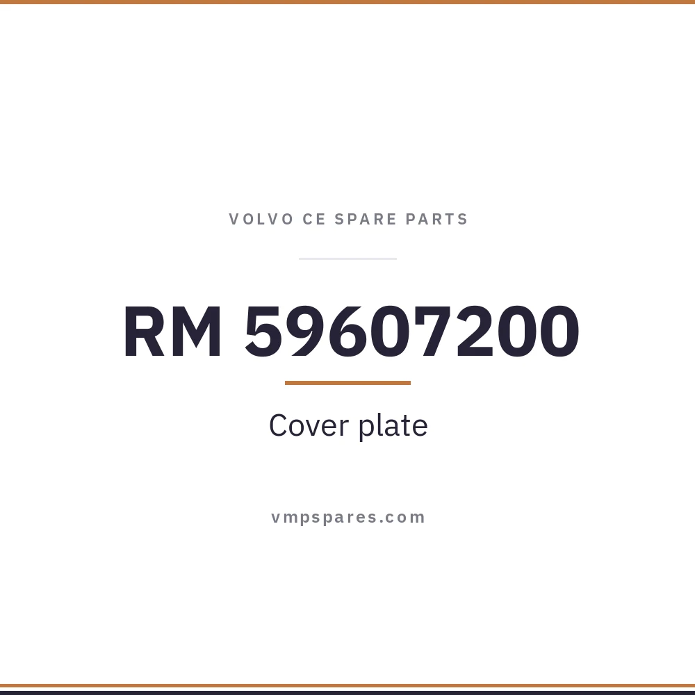 RM 59607200 – Cover plate