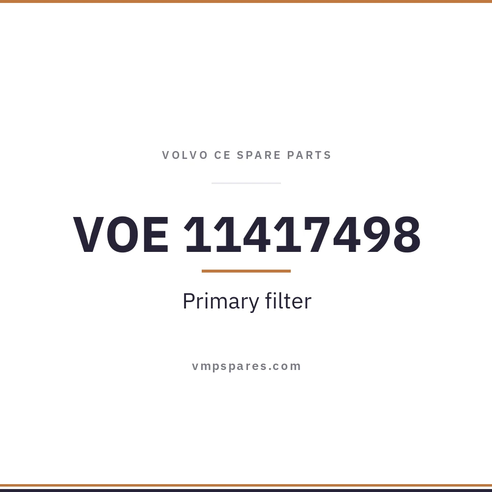 VOE 11417498 – Primary filter