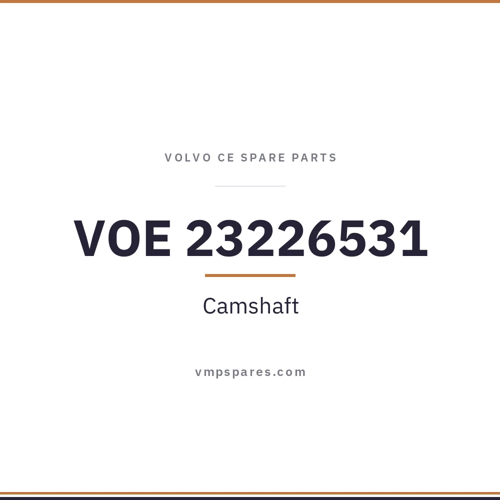 VOE 23226531 – Camshaft