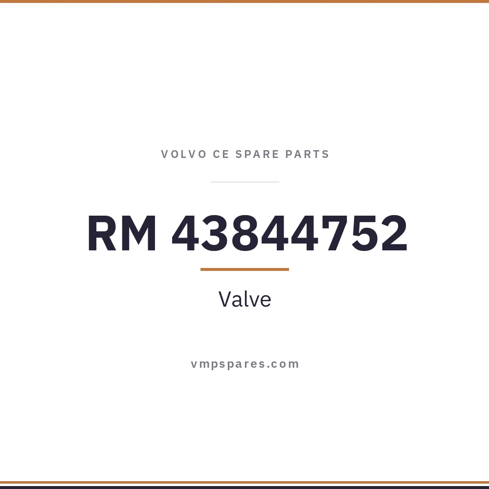 RM 43844752 – Valve