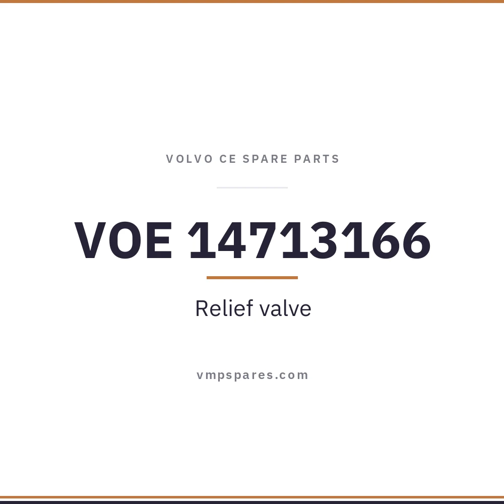 VOE 14713166 – Relief valve