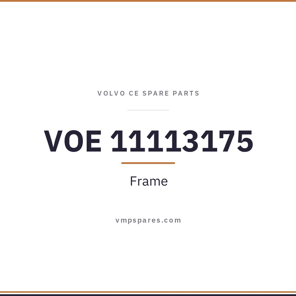 VOE 11113175 – Frame