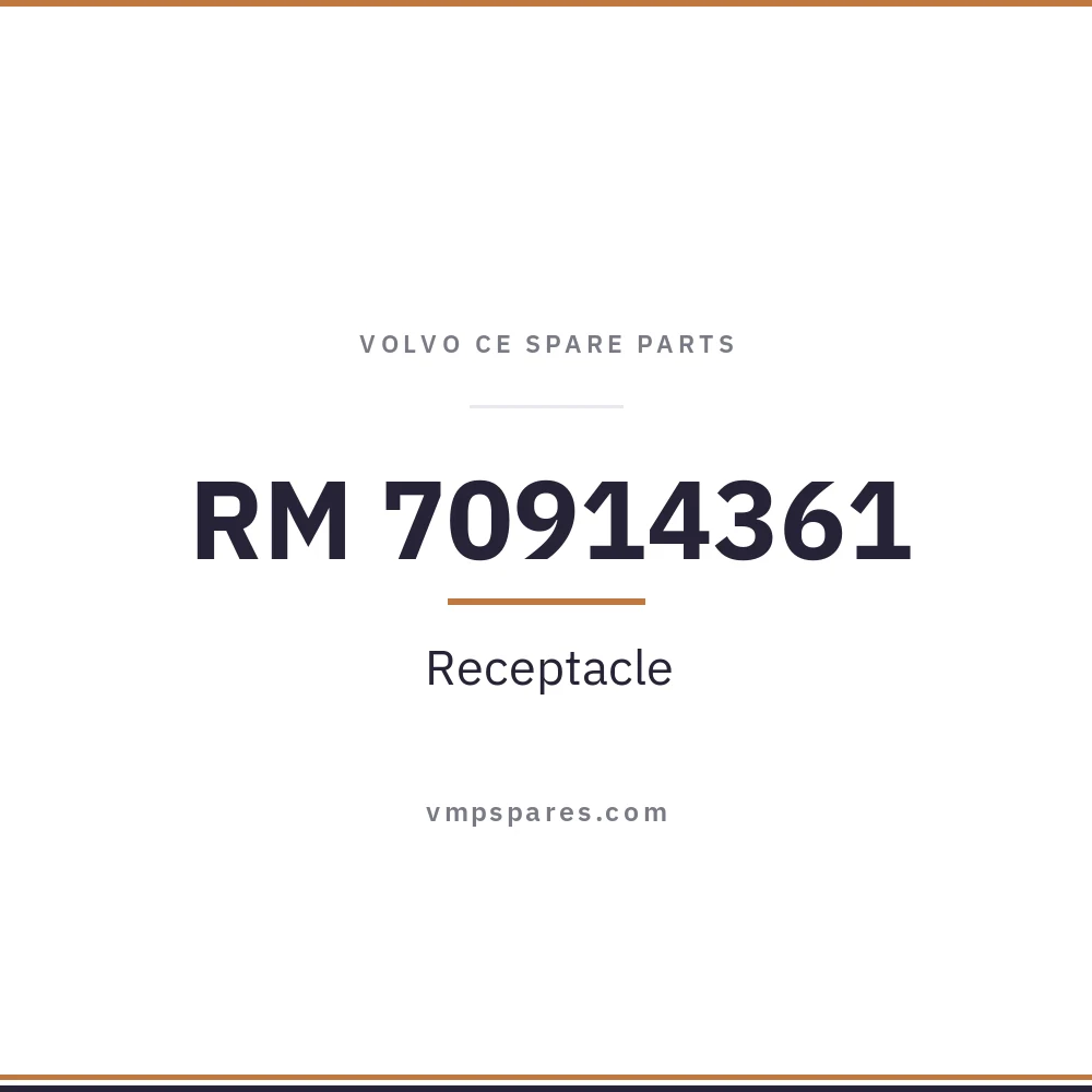 RM 70914361 – Receptacle