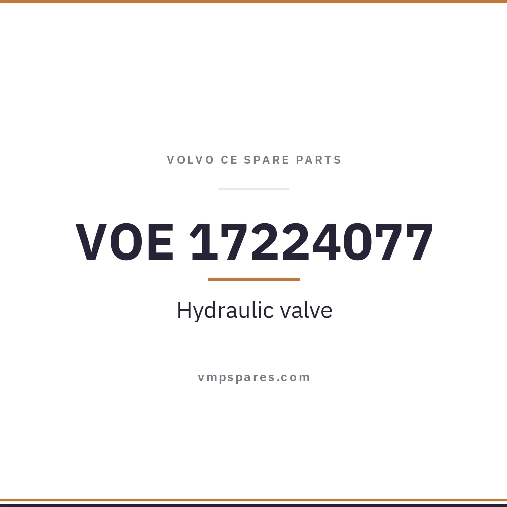 VOE 17224077 – Hydraulic valve