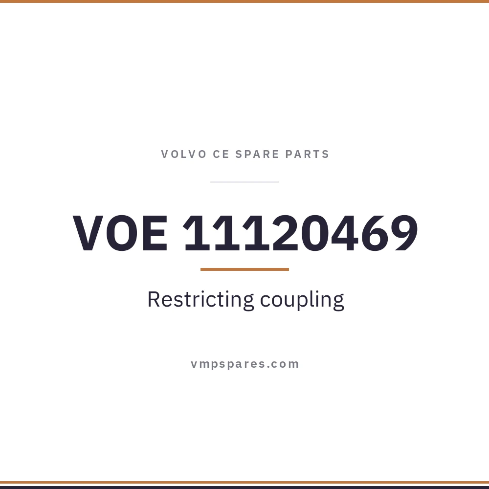 VOE 11120469 – Restricting coupling