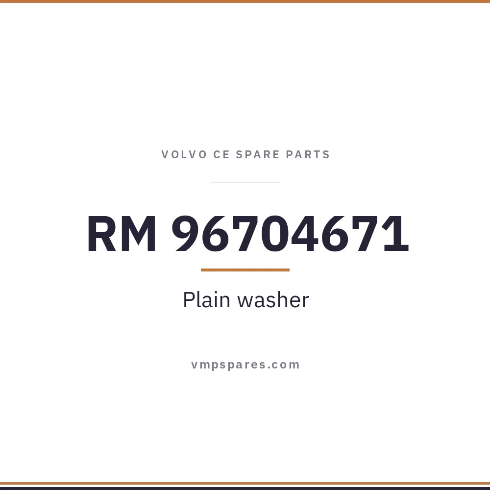 RM 96704671 – Plain washer