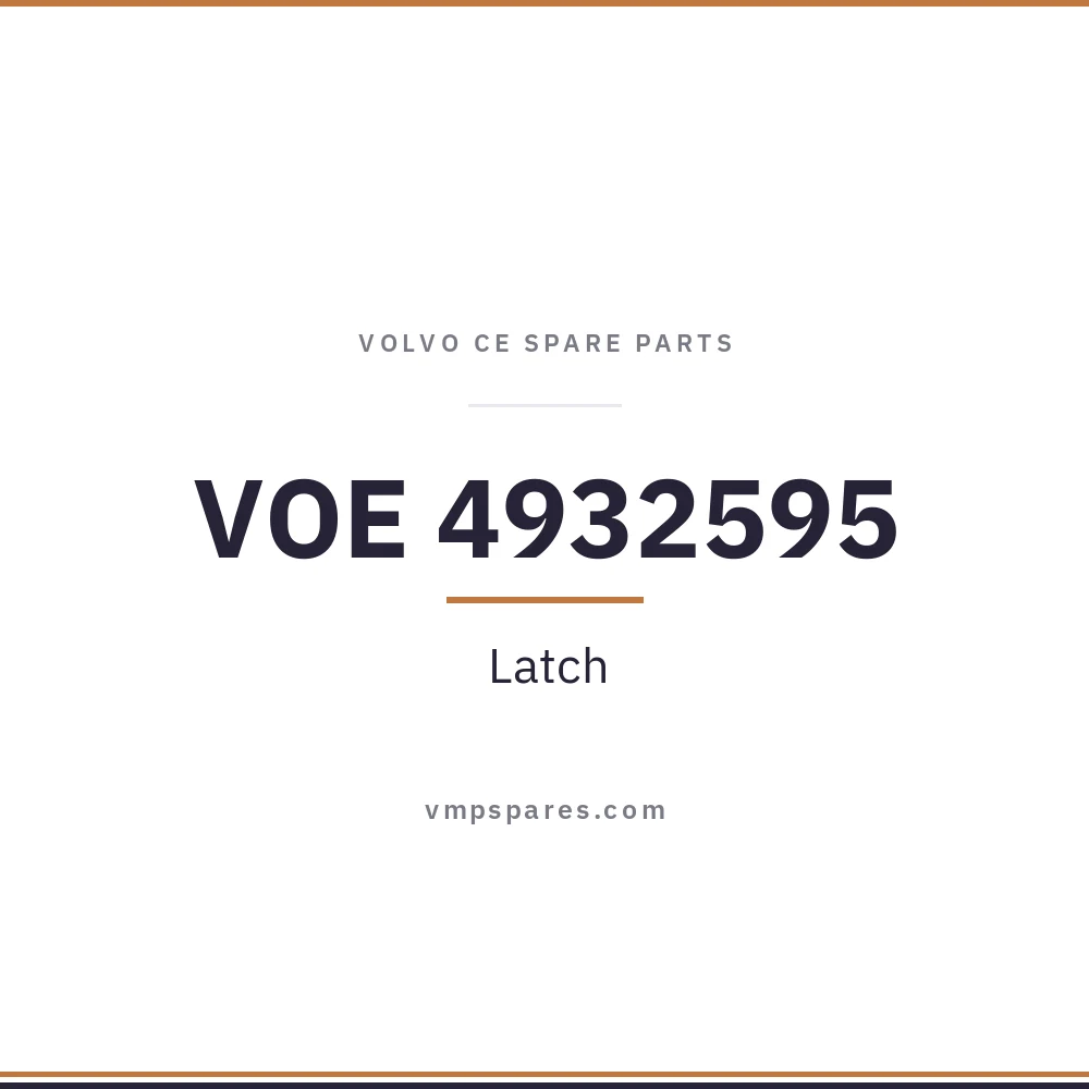 VOE 4932595 – Latch