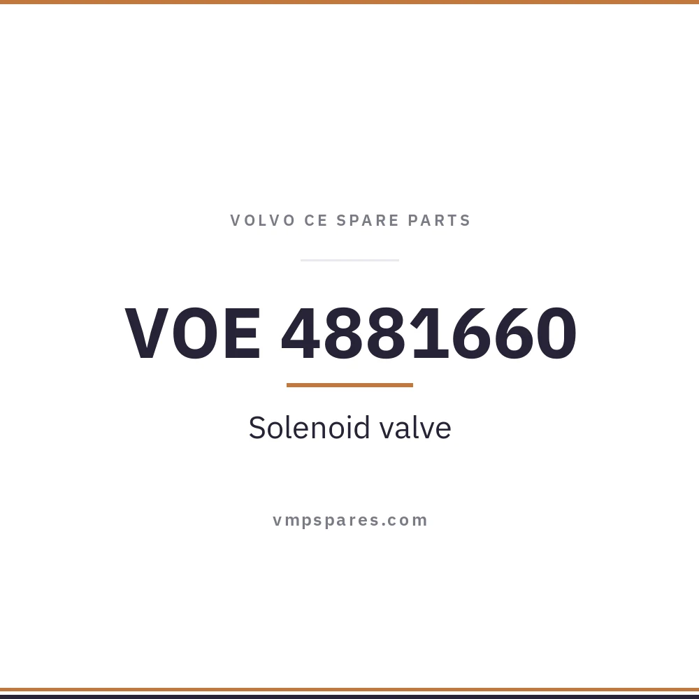 VOE 4881660 – Solenoid valve