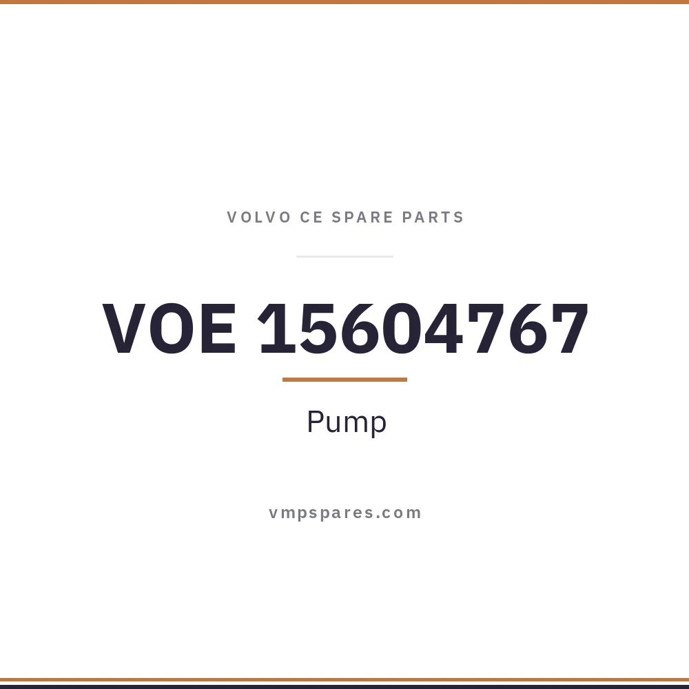 VOE 15604767 – Pump