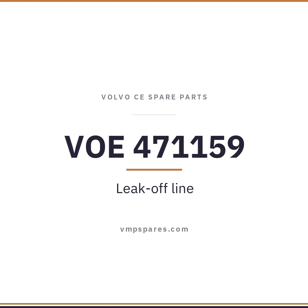 VOE 471159 – Leak-off line