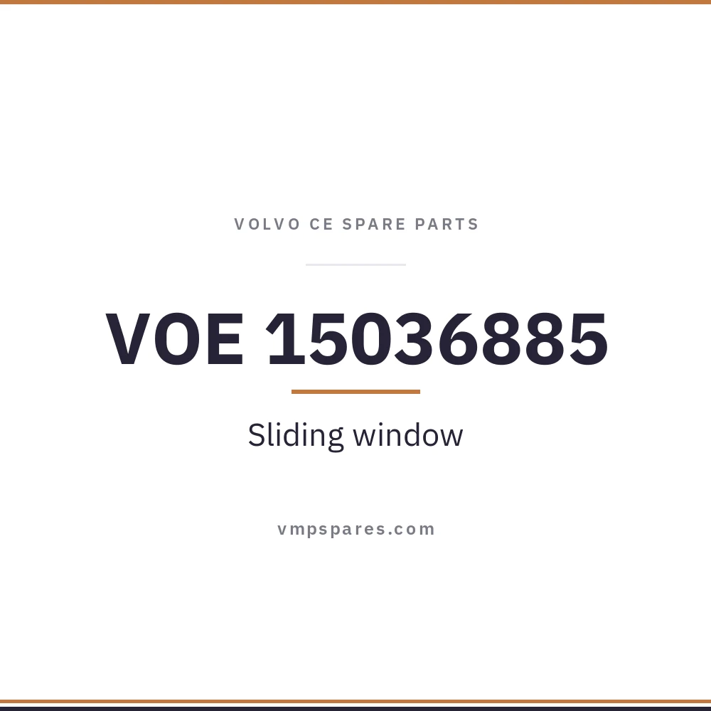 VOE 15036885 – Sliding window