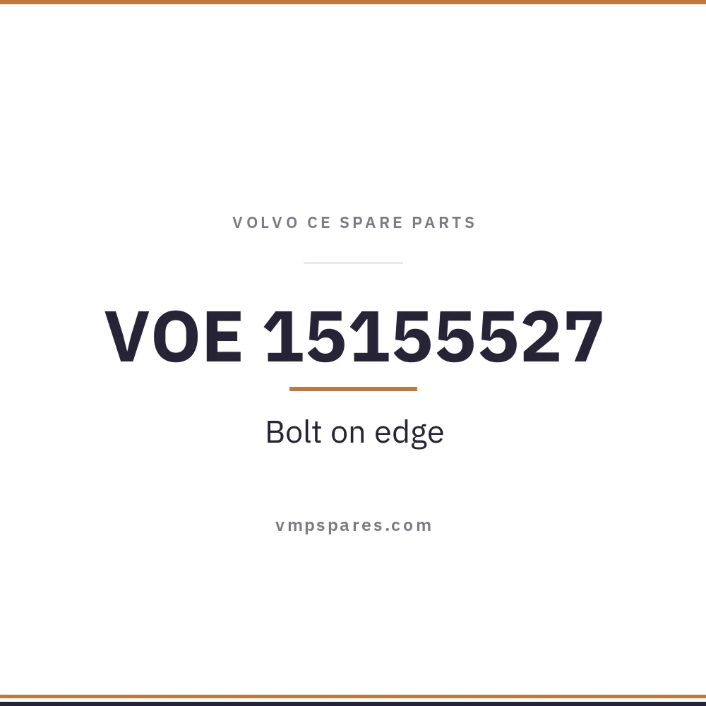 VOE 15155527 – Bolt on edge