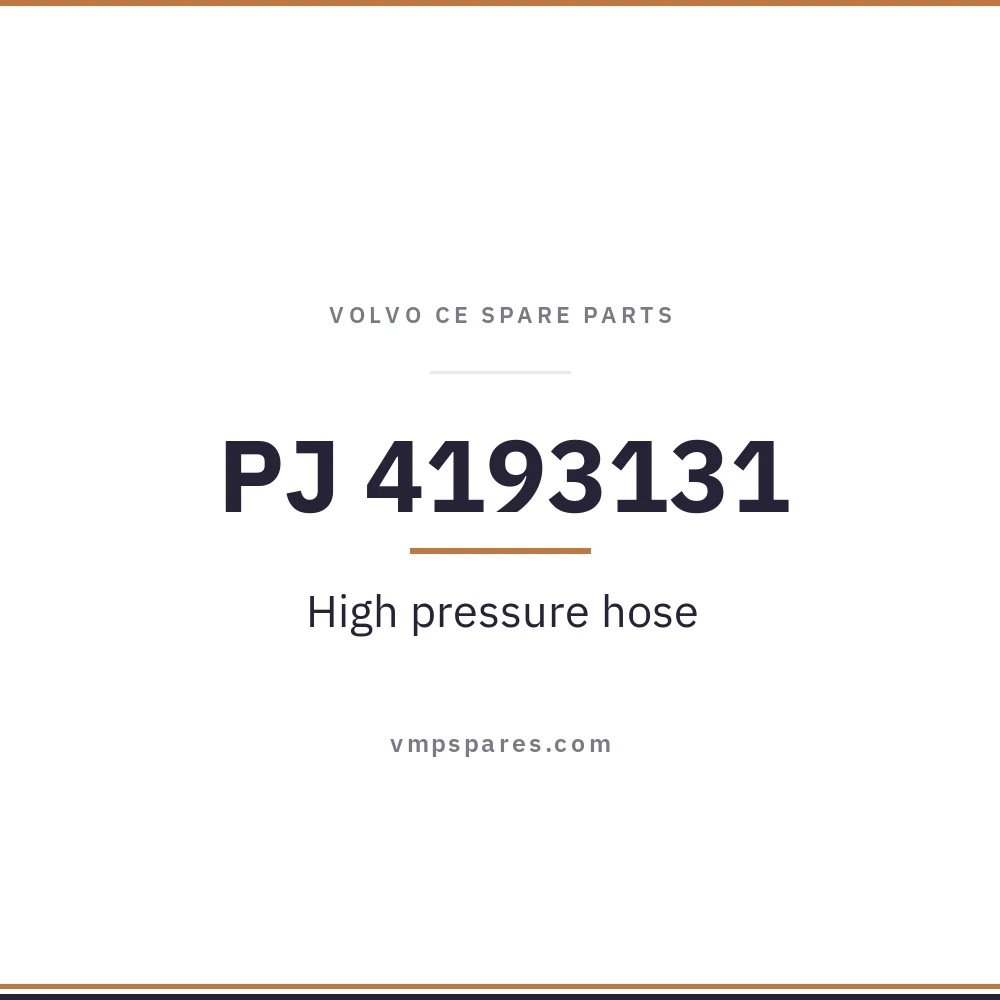 PJ 4193131 – High pressure hose