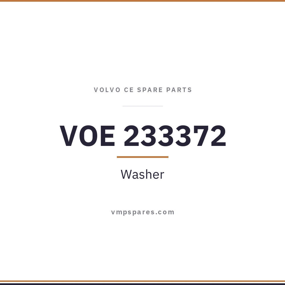 VOE 233372 – Washer