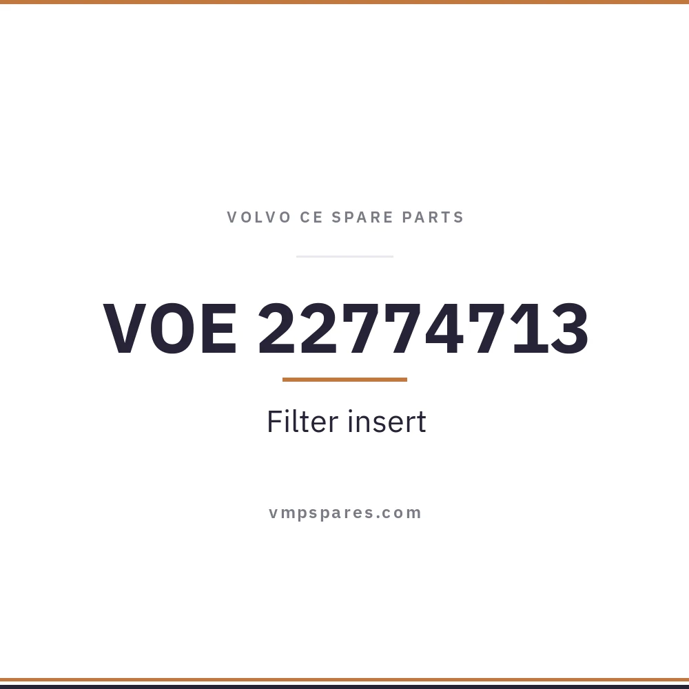 VOE 22774713 – Filter insert