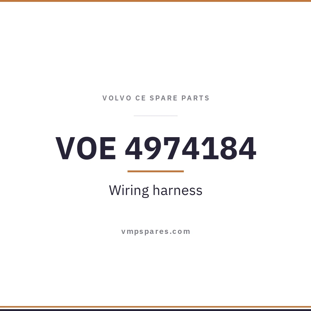 VOE 4974184 – Wiring harness