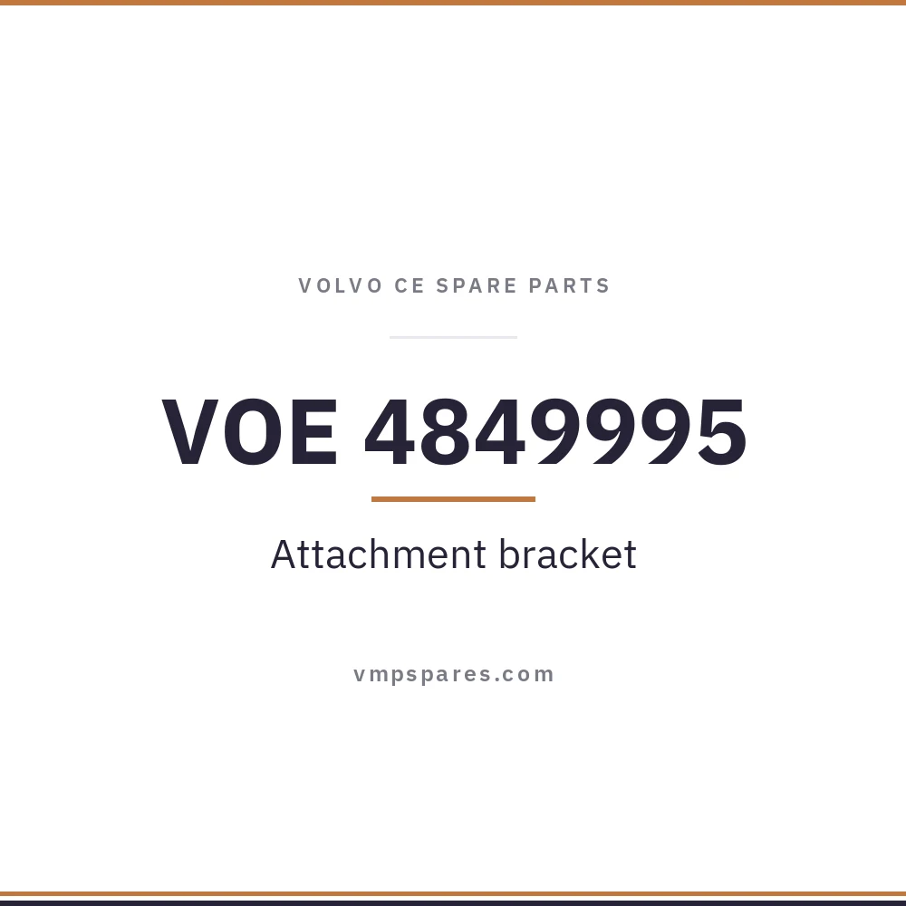 VOE 4849995 – Attachment bracket