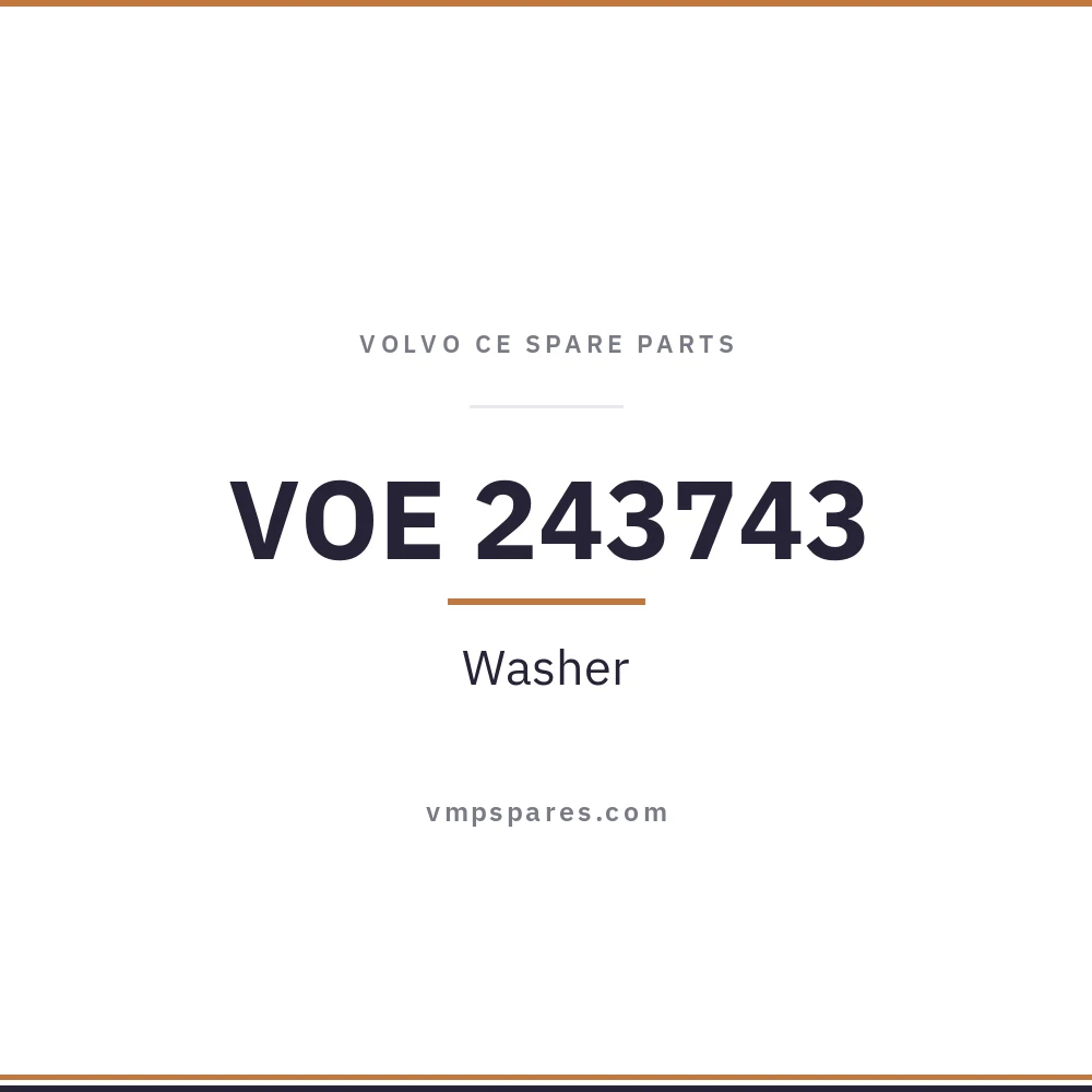 VOE 243743 – Washer