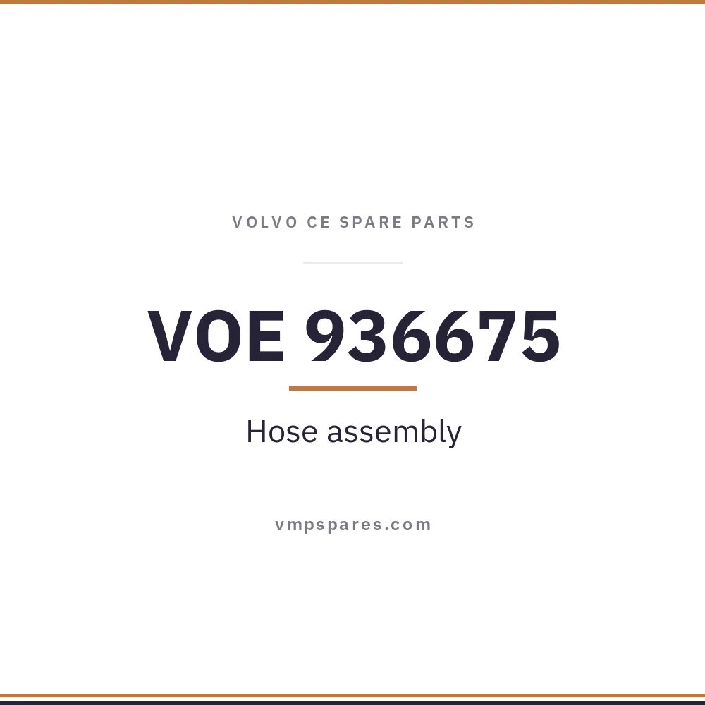VOE 936675 – Hose assembly