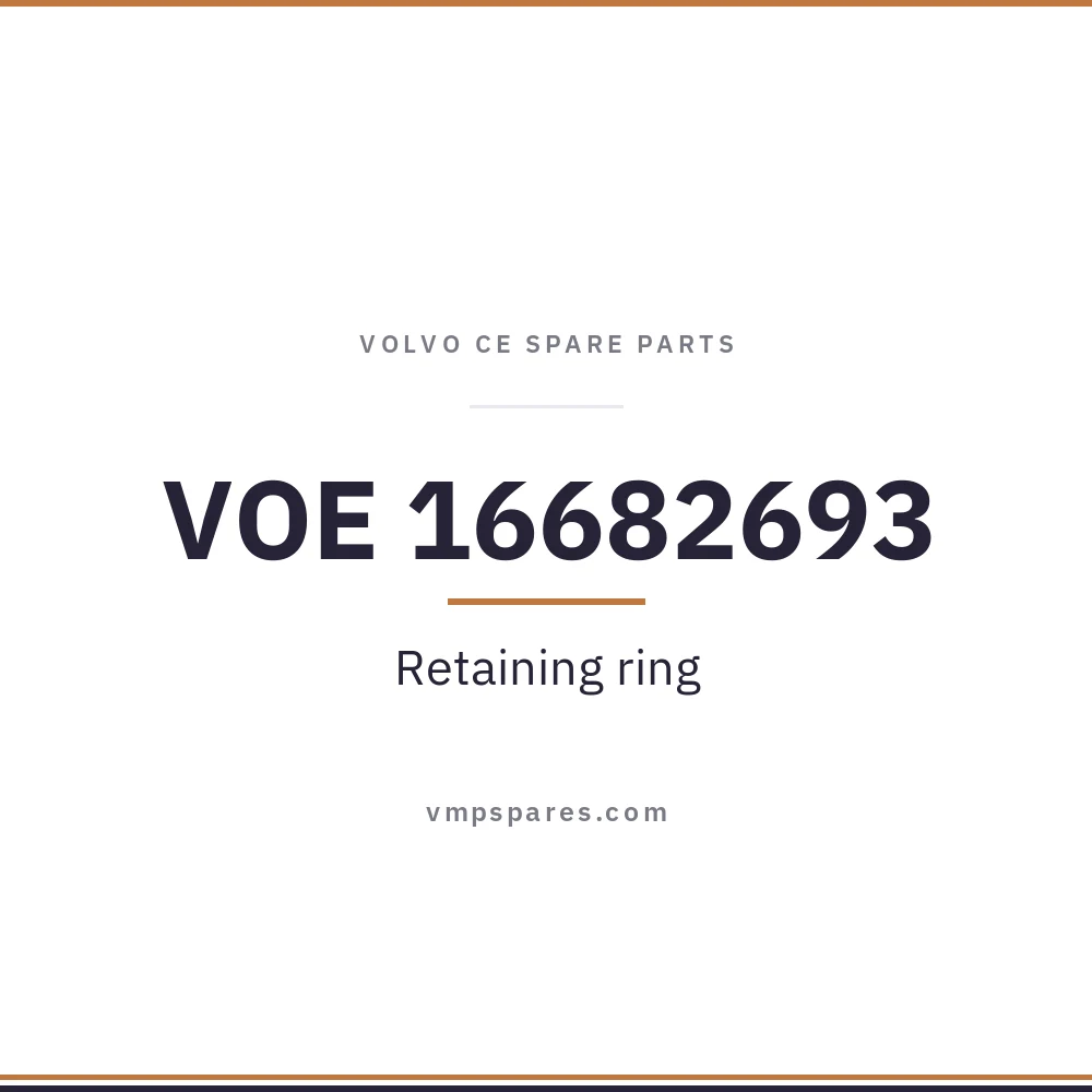 VOE 16682693 – Retaining ring