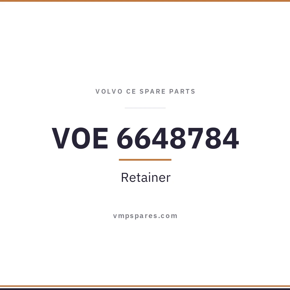 VOE 6648784 – Retainer