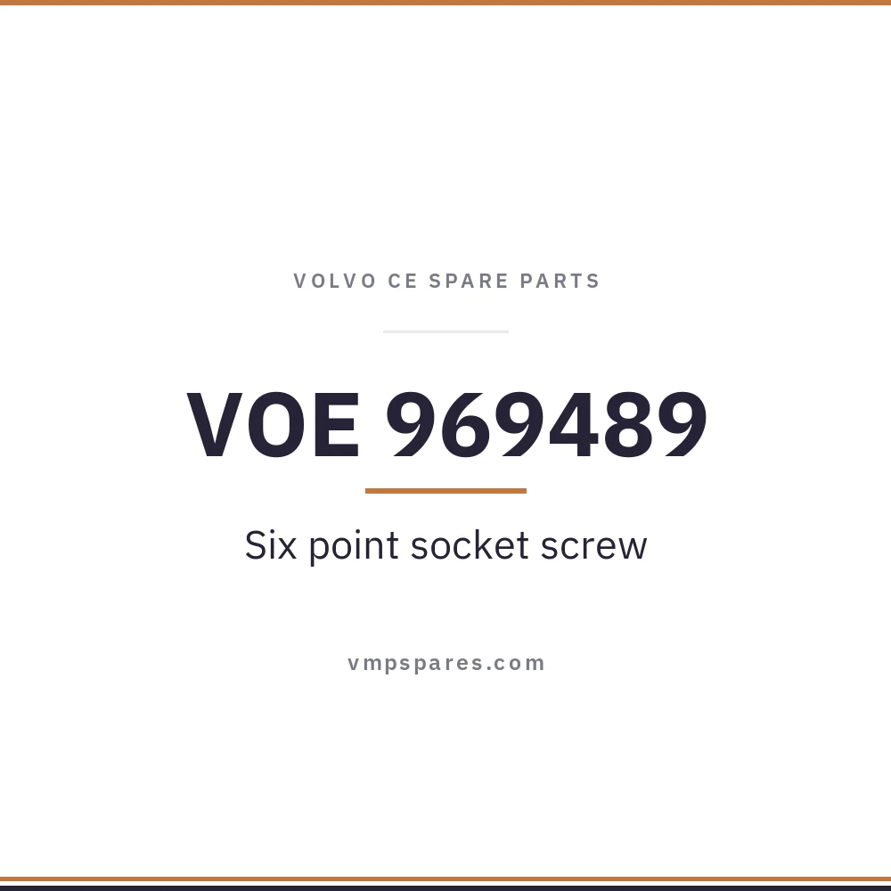 VOE 969489 – Six point socket screw