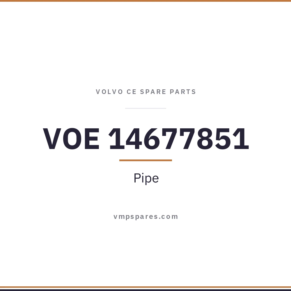 VOE 14677851 – Pipe