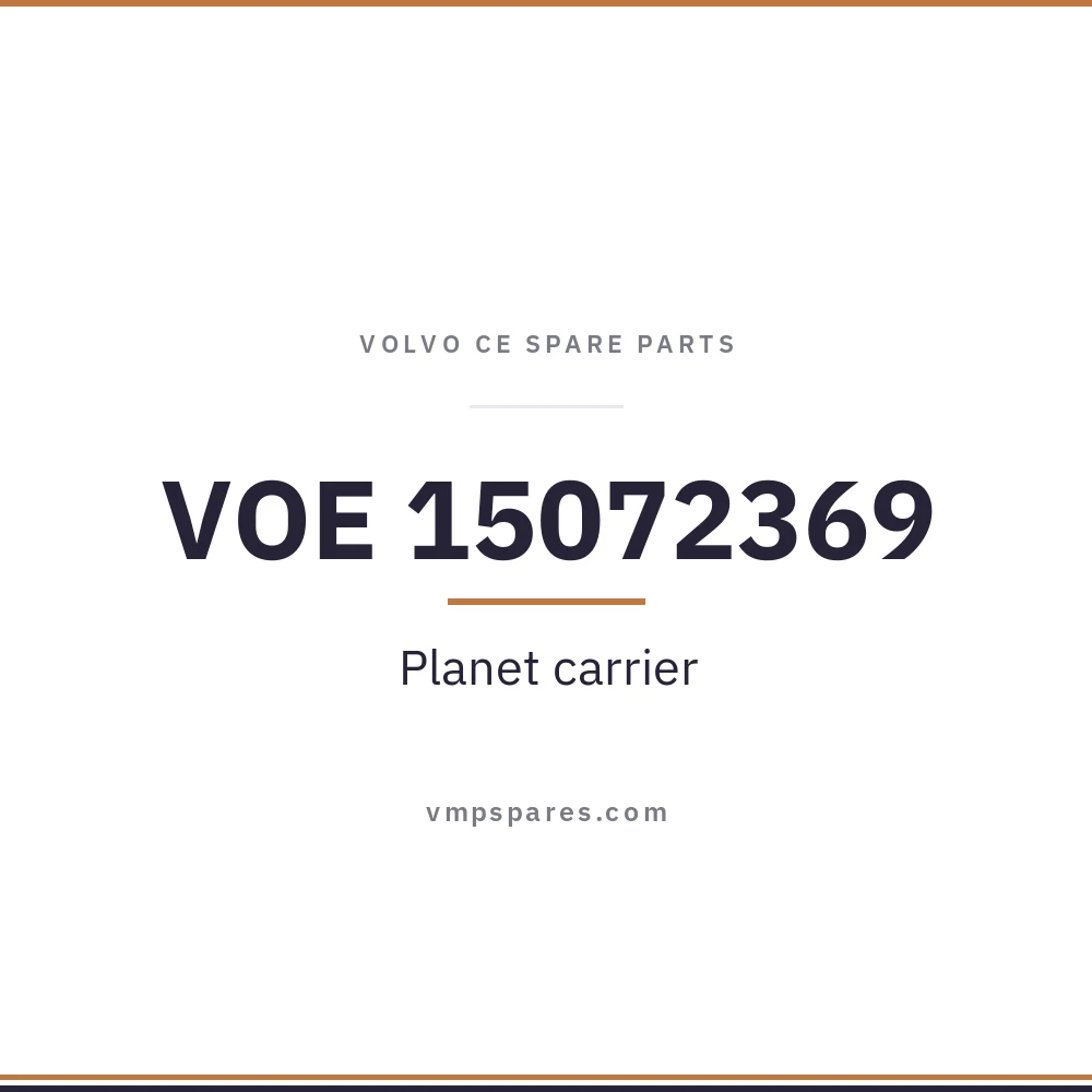 VOE 15072369 – Planet carrier