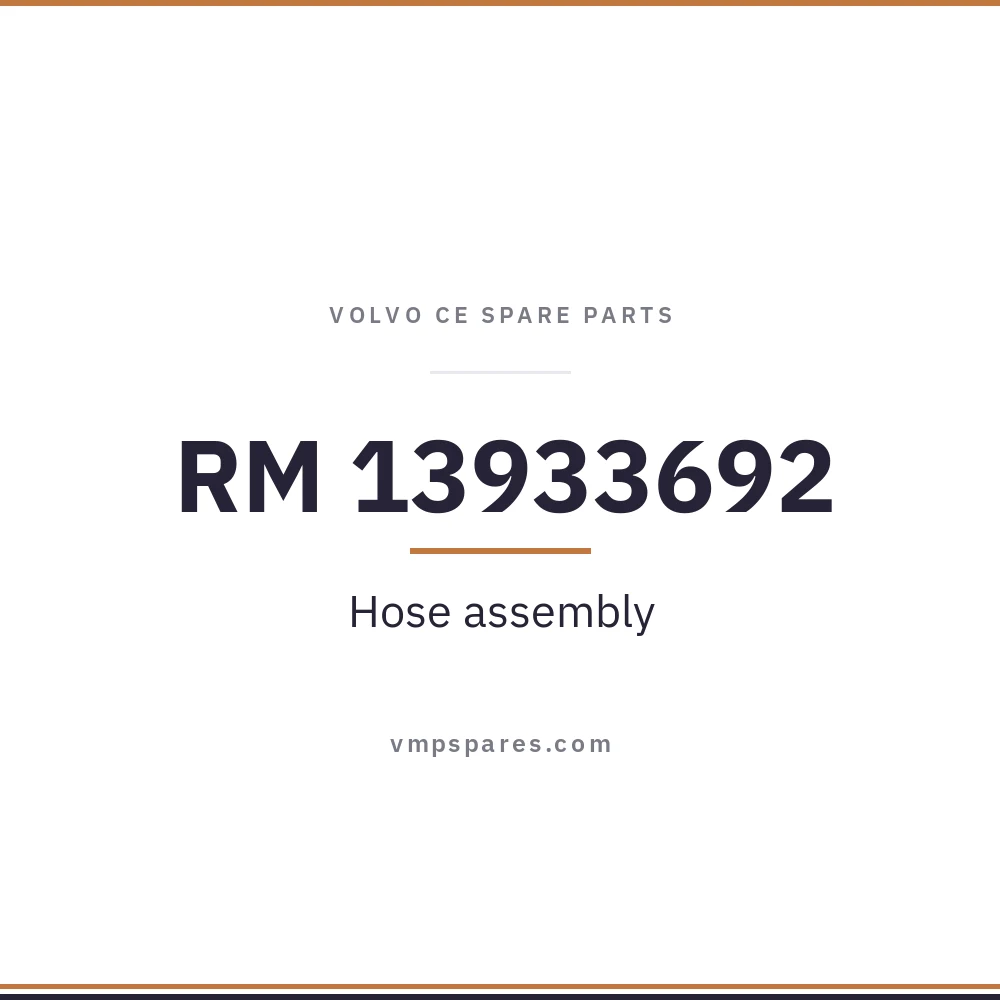 RM 13933692 – Hose assembly