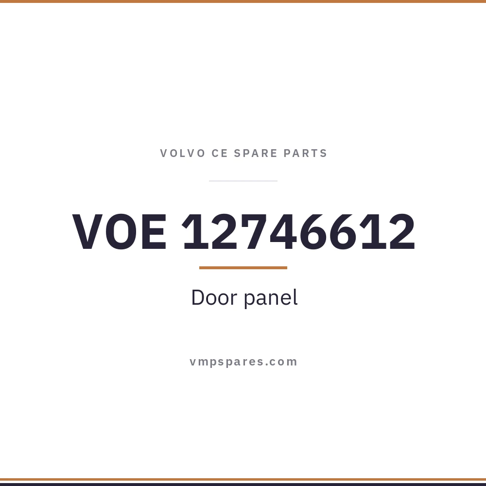 VOE 12746612 – Door panel