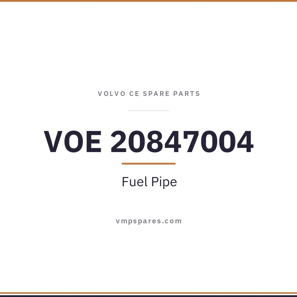VOE 20847004 – Fuel Pipe