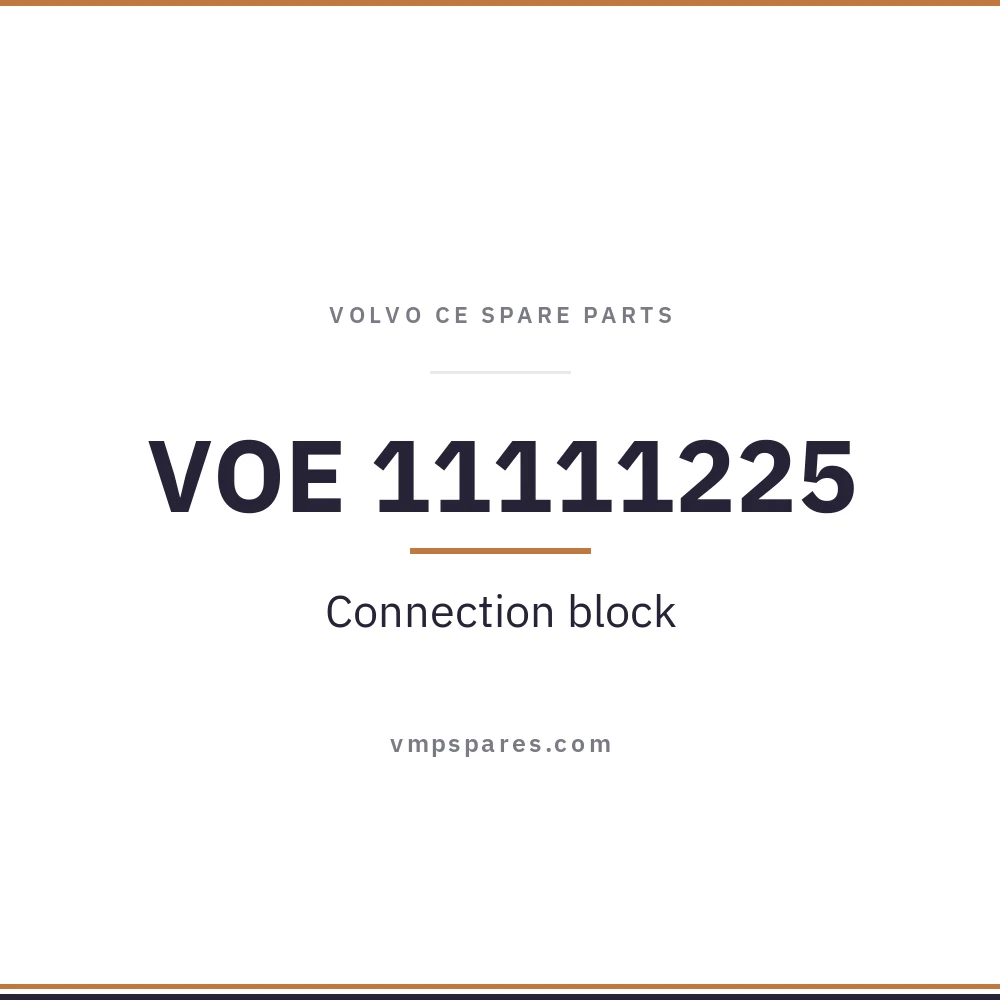 VOE 11111225 – Connection block