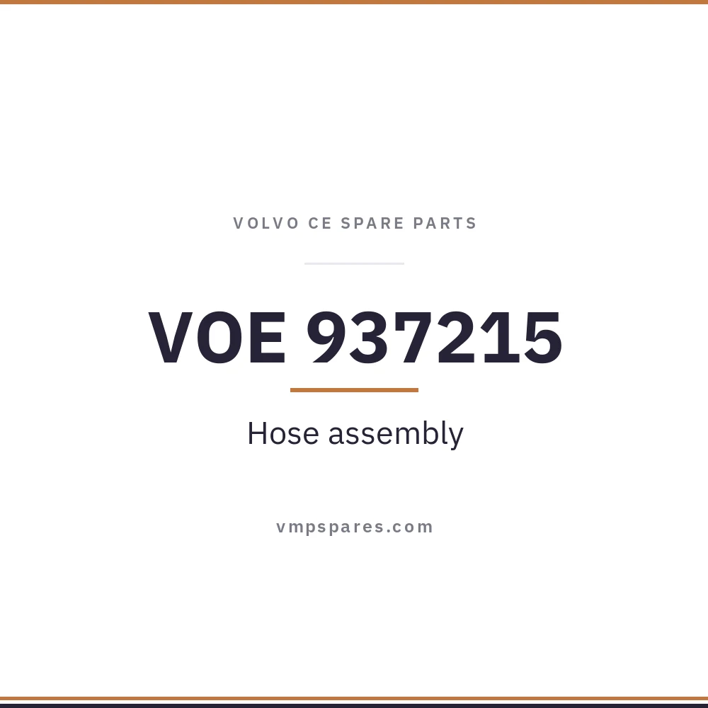 VOE 937215 – Hose assembly