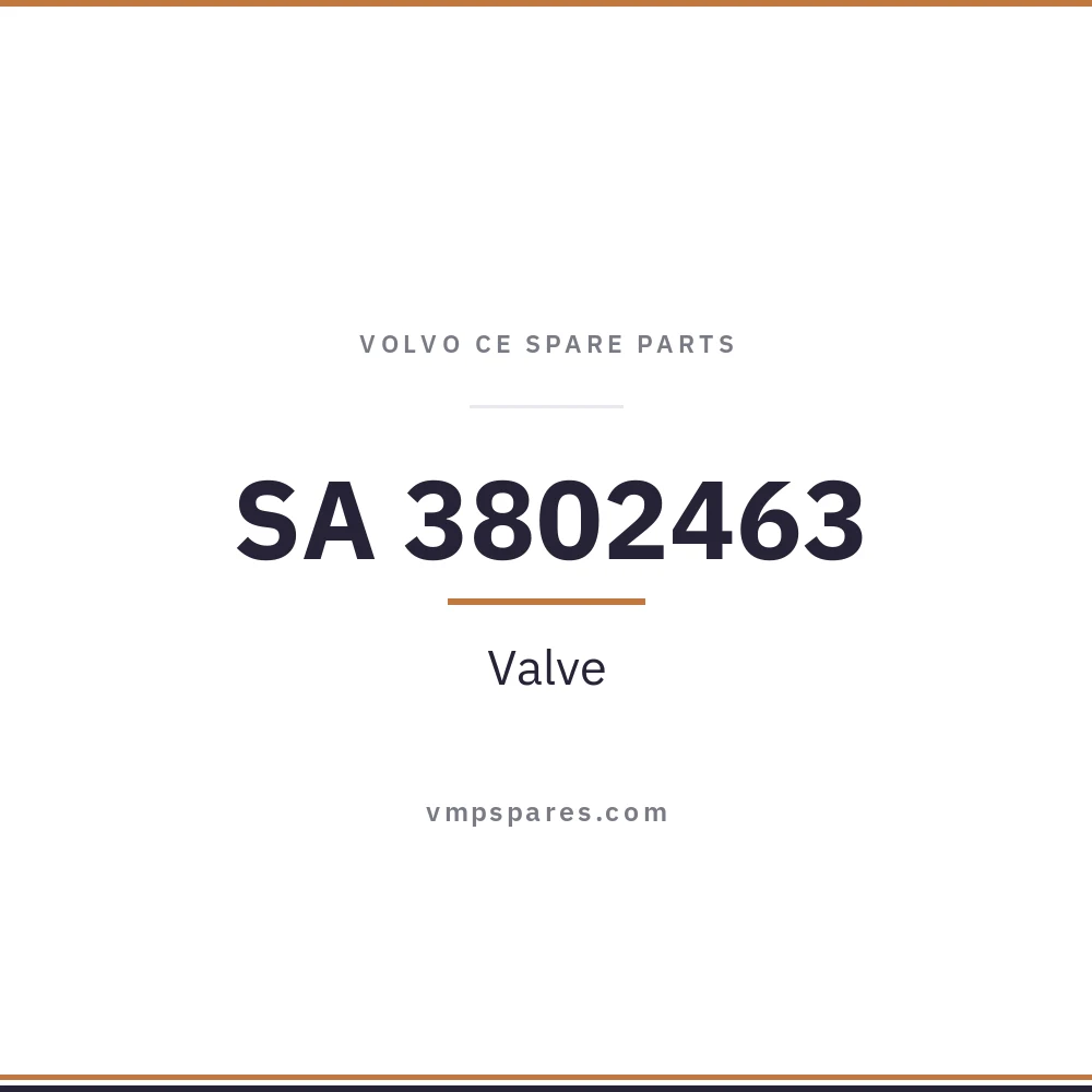 SA 3802463 – Valve