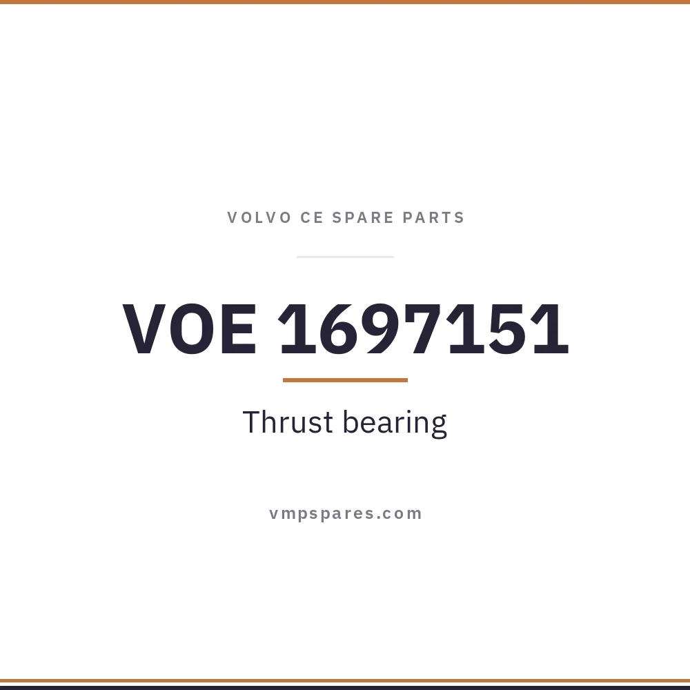 VOE 1697151 – Thrust bearing