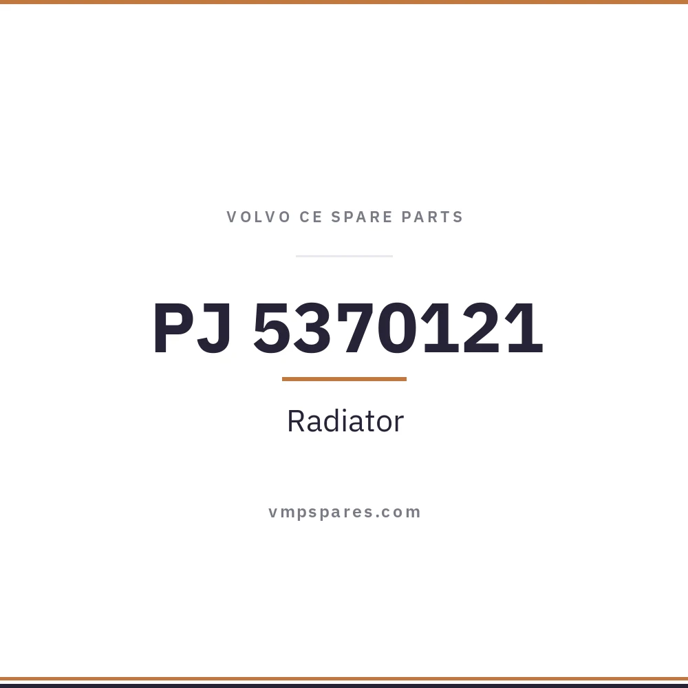 PJ 5370121 – Radiator
