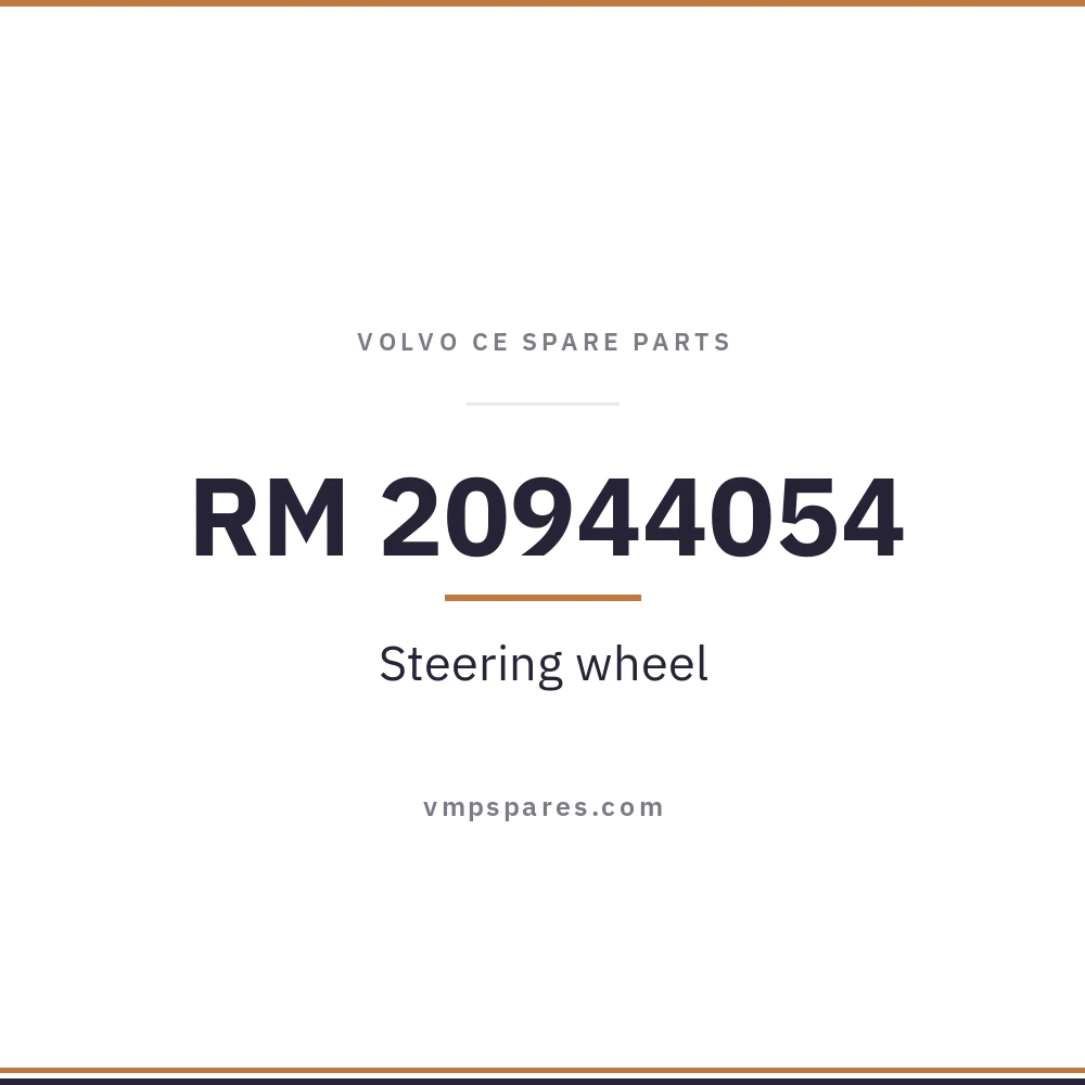RM 20944054 – Steering wheel