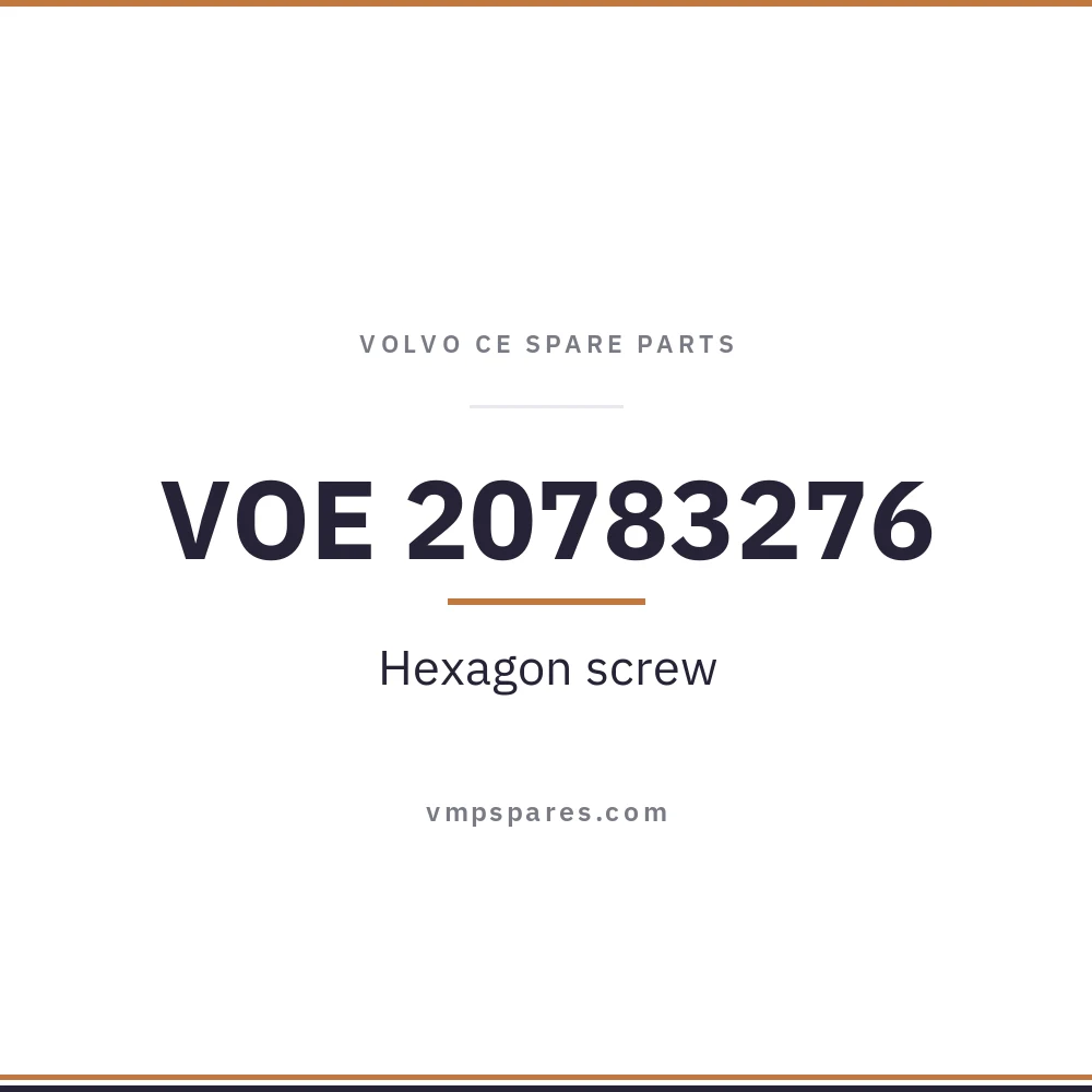 VOE 20783276 – Hexagon screw