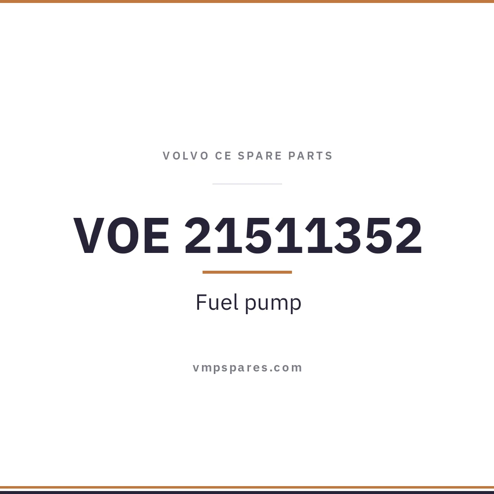 VOE 21511352 – Fuel pump