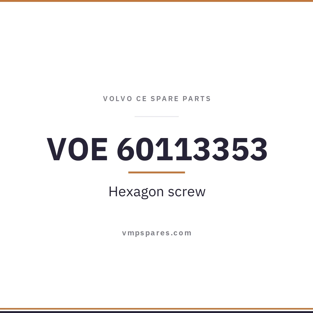 VOE 60113353 – Hexagon screw